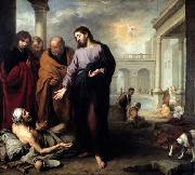 Christ healing the Paralytic at the Pool of Bethesda, Bartolome Esteban Murillo